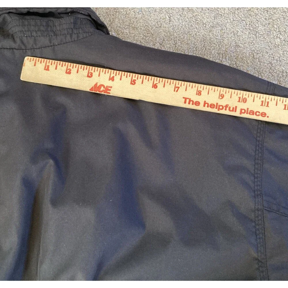 Catalina Outerwear Men’s LT Large Tall Black Jacket Lightweight Windbreaker